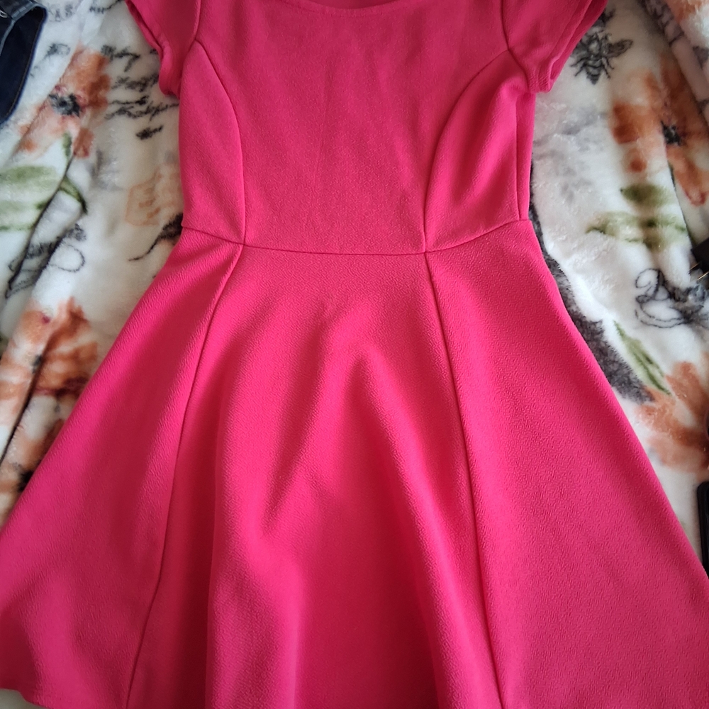 Elegant Pink Mini Dress